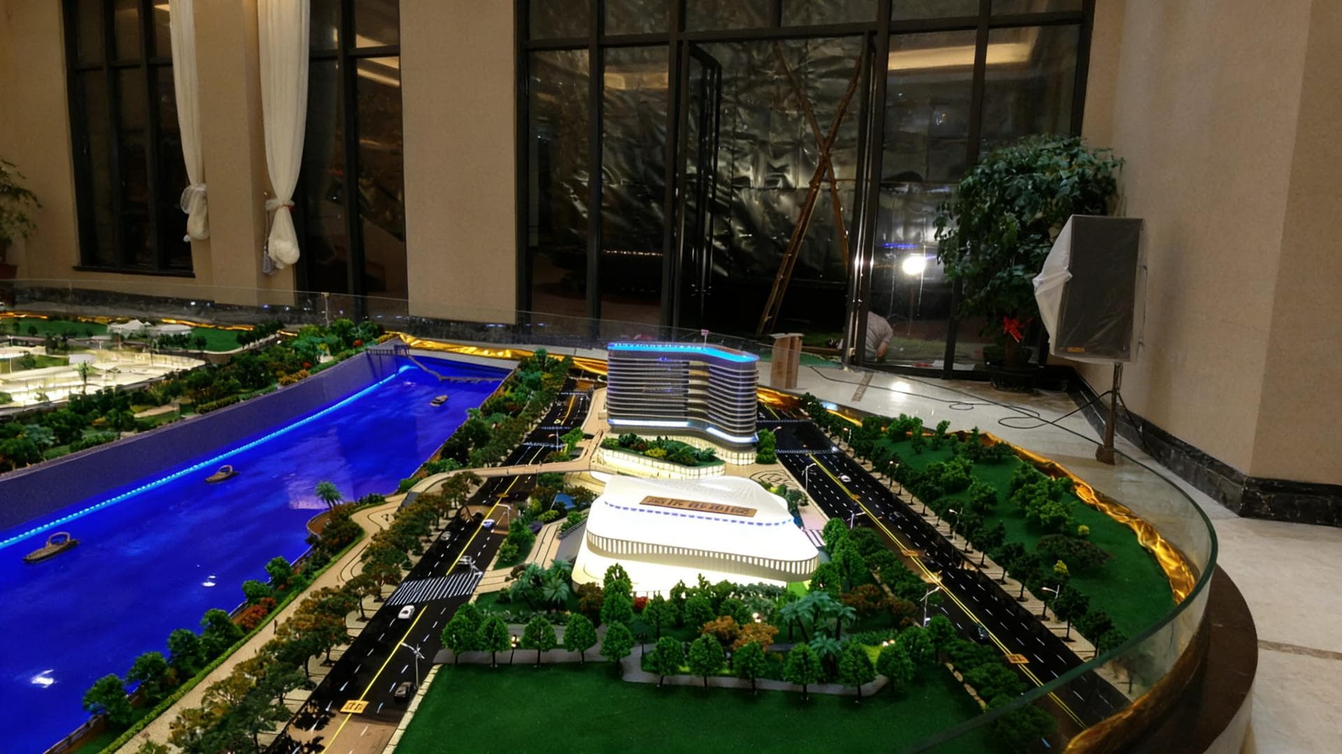城市综合体沙盘模型 · 高端售楼处展示