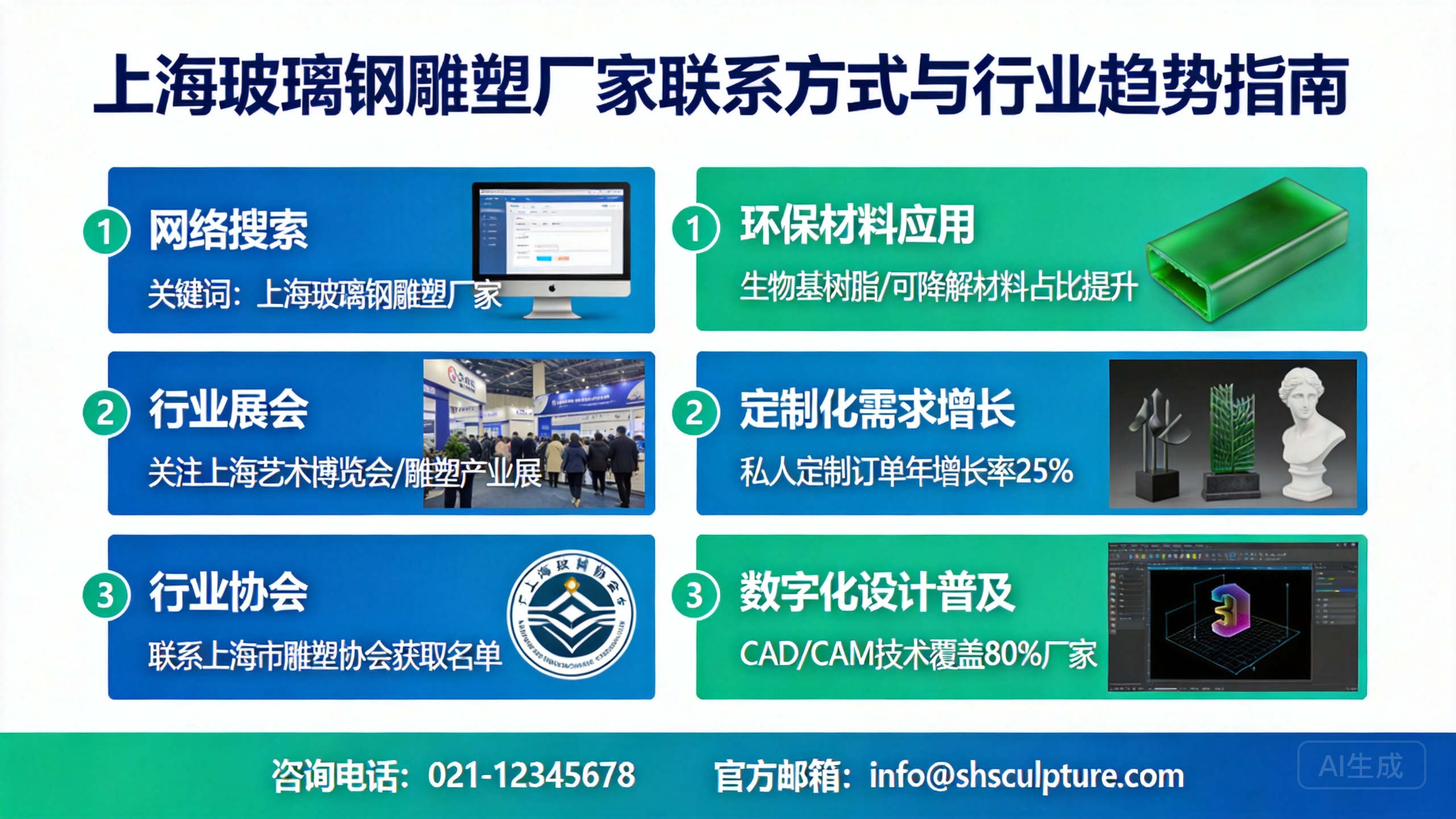 上海玻璃钢雕塑厂家联系方式怎么找?行业趋势与实用指南